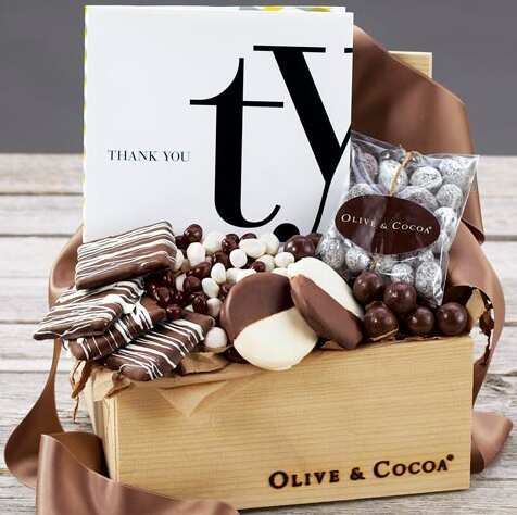 Thank You Book & Chocolates Box