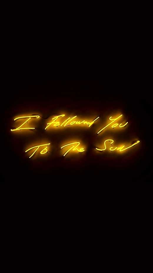 neon yellow quote aesthetic wallpaper for iphone