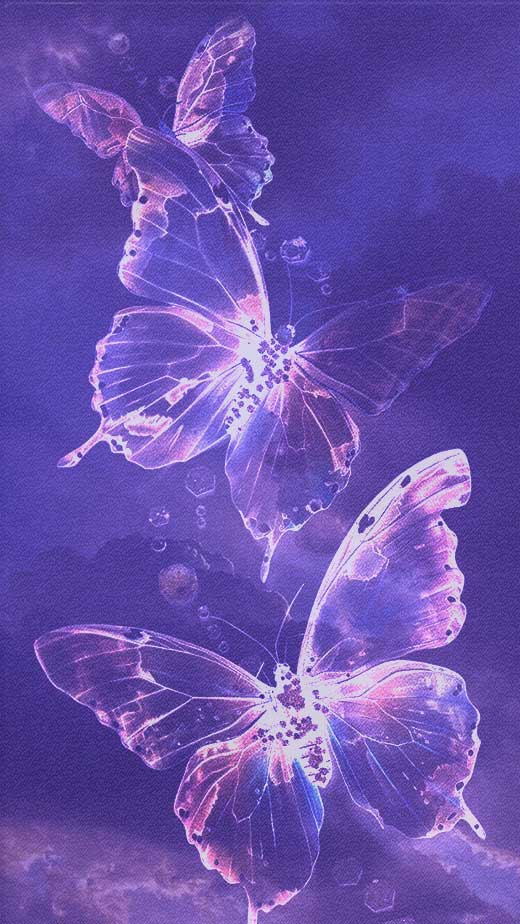 purple aesthetic butterfly wallpaper