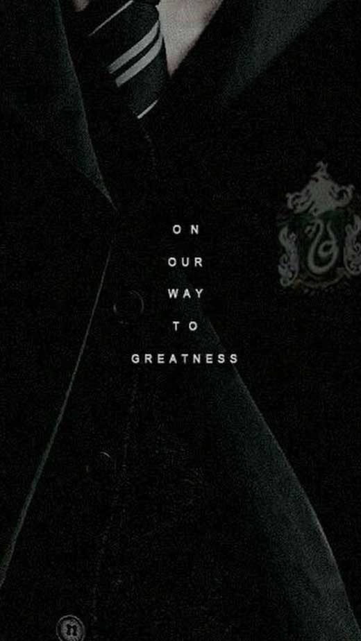 slytherin aesthetic wallpaper quote for iphone