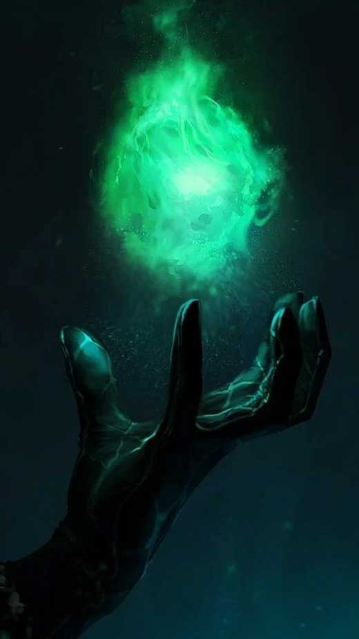 slytherin background green