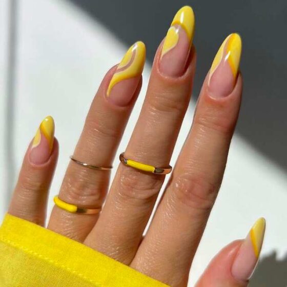 97 Yellow Nails Designs To Uplift Your Manicure Right Now