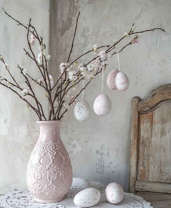 shabby chic easter decor