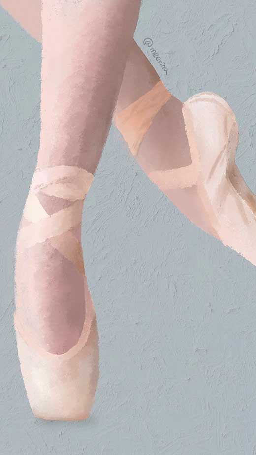 ballerina art wallpaper