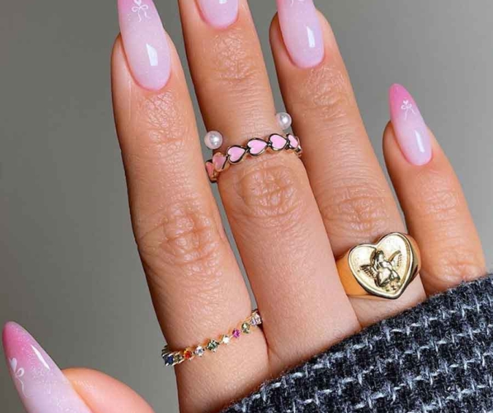 Lovely French Nails With Pink Tips to Try