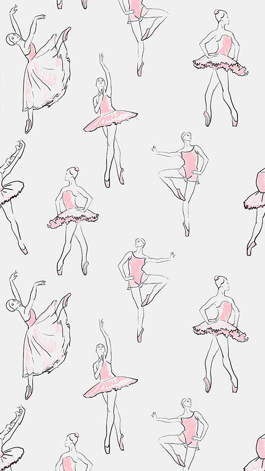 aesthetic balletcore background cute minimalist