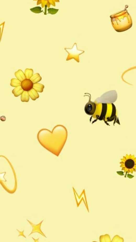 bee-cute-pattern-wallpaper-iphone
