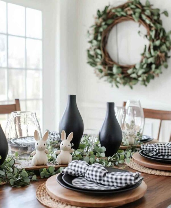 scandinavian natural rustic aesthetic easter