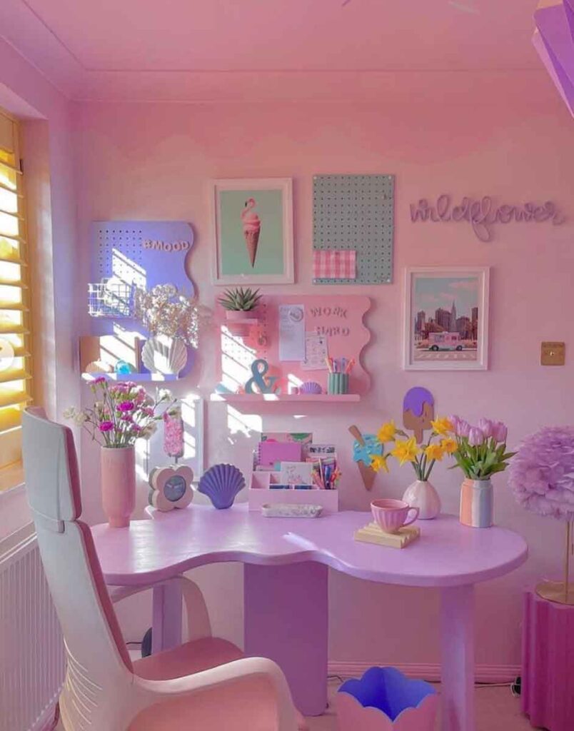 danish pastel home office