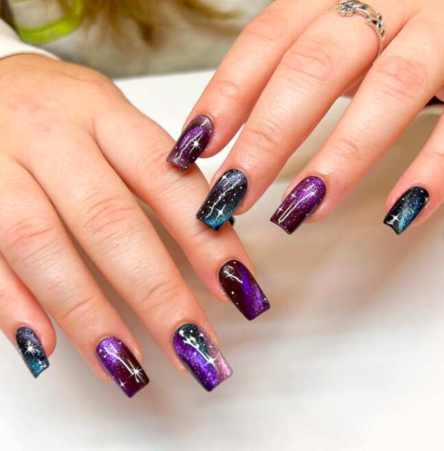 NAILS | Stars on Purple #CBBxManiMonday | Cosmetic Proof | Vancouver  beauty, nail art and lifestyle blog