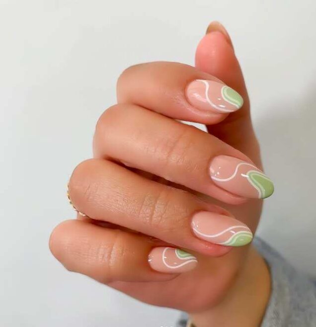 41 Light Green Nails Ideas (Matcha, Sage, Jade, etc) For a Soft