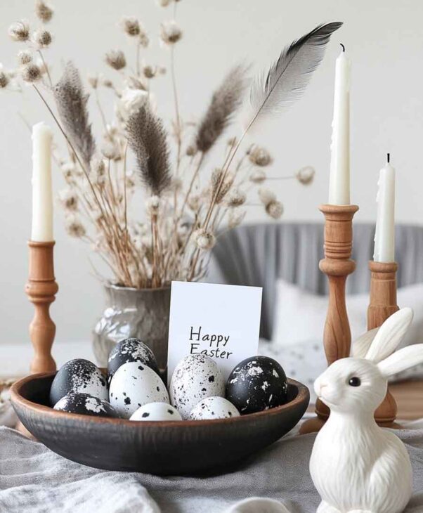 Elegant diy easter centerpiece idea