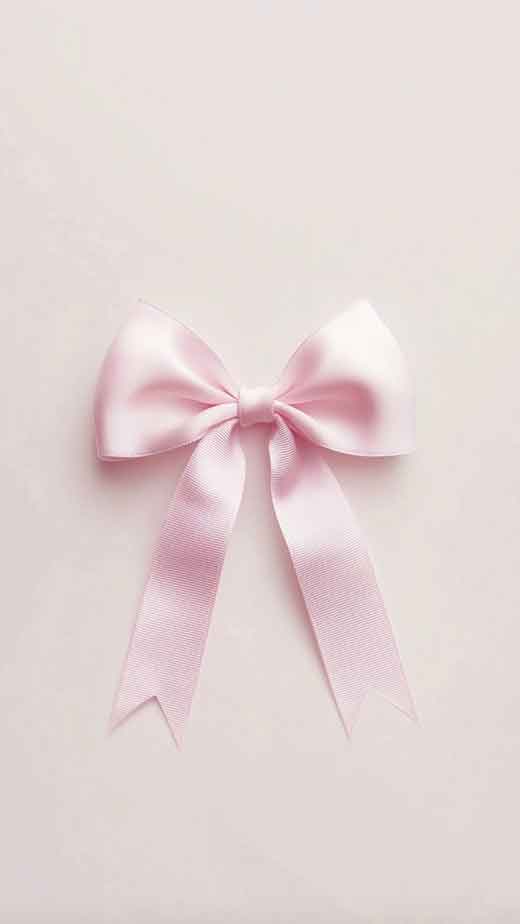 minimalist ballet coquette bow aesthetic wallpaper for iphone