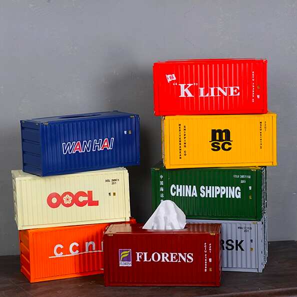 Cargo Container Tissue Cover Box 