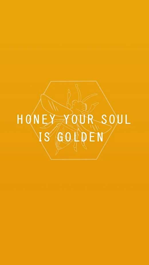 yellow bee quote wallpaper iphone