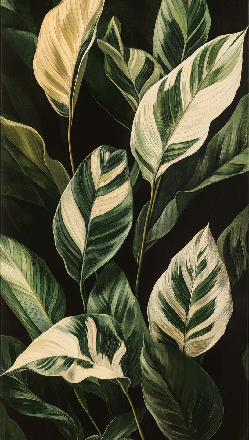 aesthetic green plant walllpaper