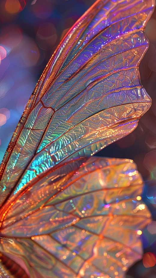 whimisical fairy wing wallpaper for iphone