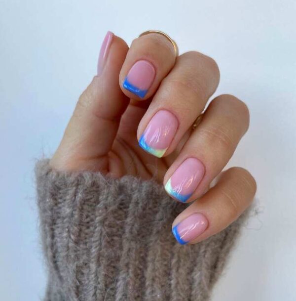 Blue and Yellow Nails Designs To Try Right Now The Mood Guide