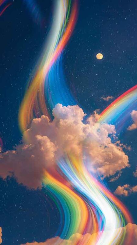 35+ Aesthetic Rainbow Wallpapers for iPhone
