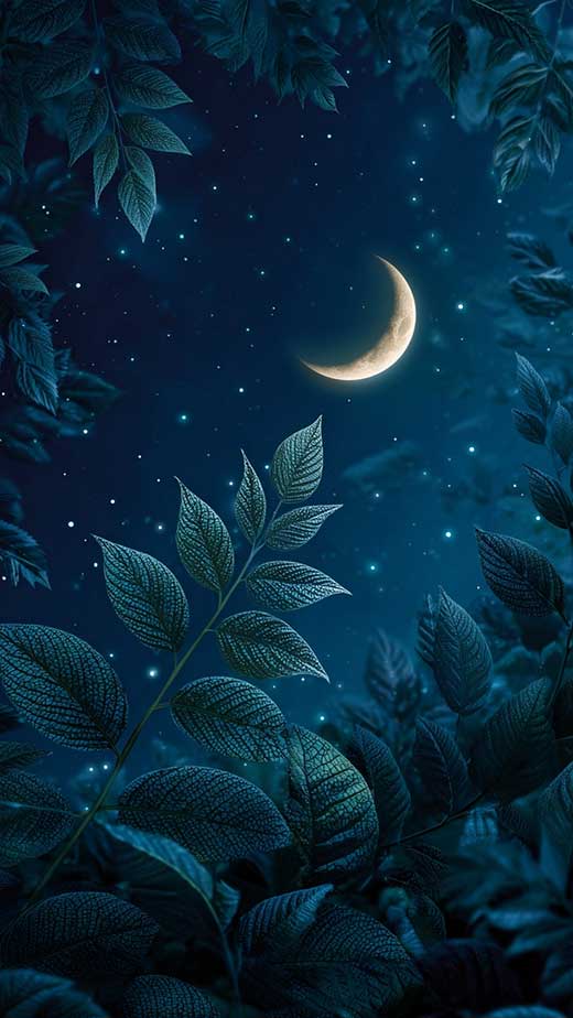 aesthetic moon phone wallpaper