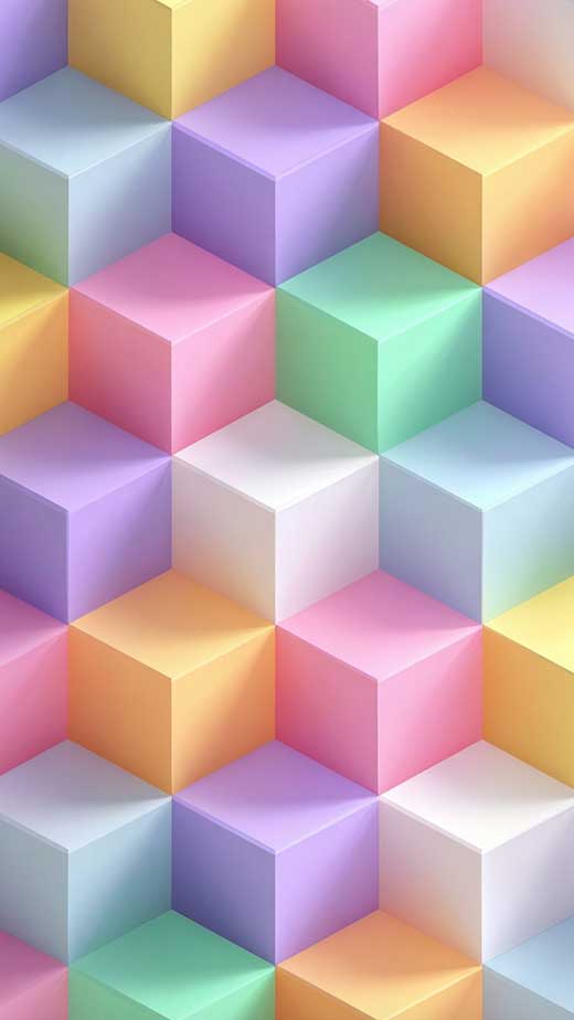 pastel retro wallpaper