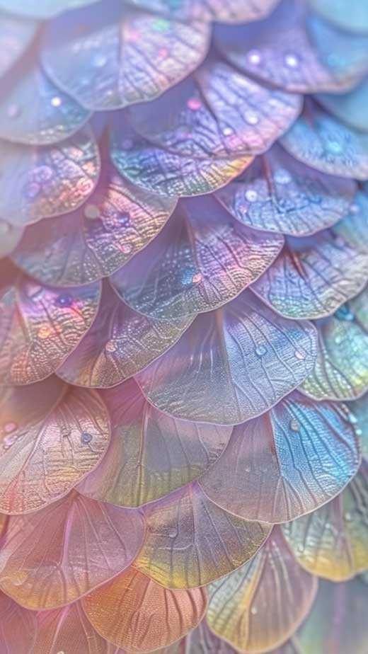 free mermaidcore aesthetic pastel soft hd mermaid scales wallpaper background for iphone