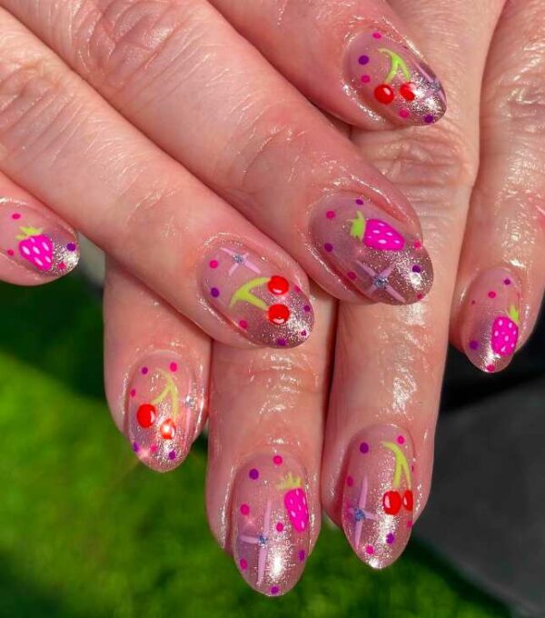 25+ Cherry Nails Designs To Try Right Now The Mood Guide