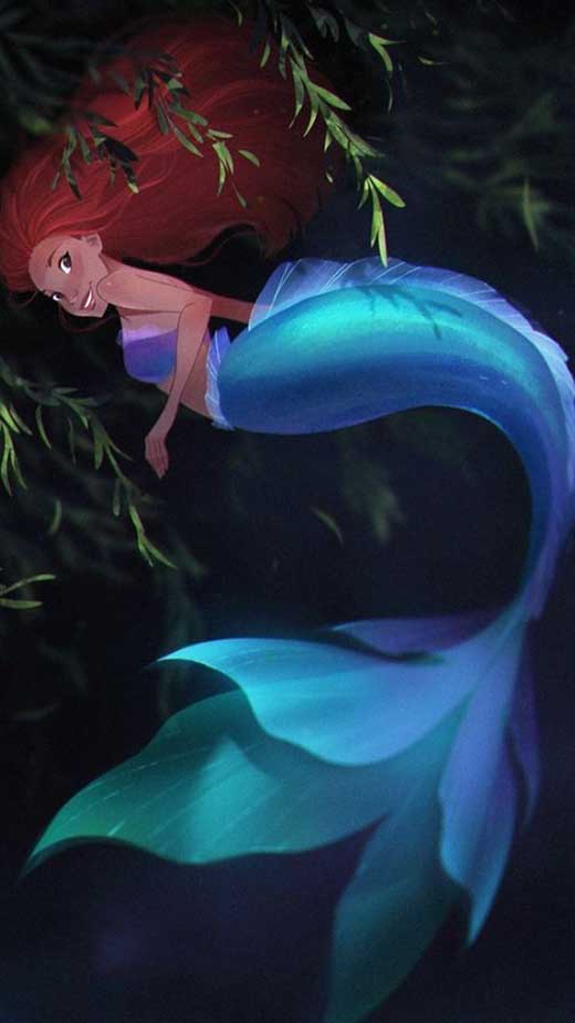 Disney Princess Mermaid Premium wall murals  Buy it now