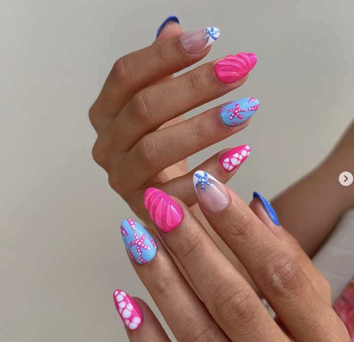 39+ Tropical Nail Ideas for Your Beach Vacation
