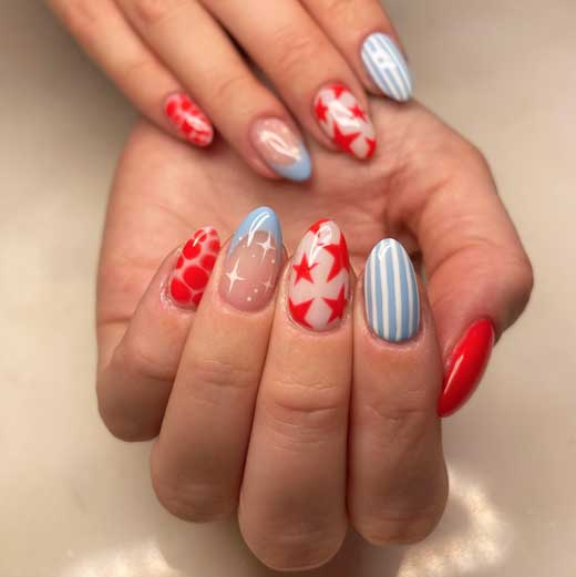 38 4th of July Nails To Celebrate An Aesthetic Independence Day