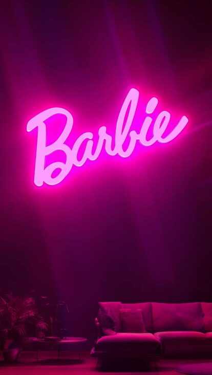 neon barbie wallpaper