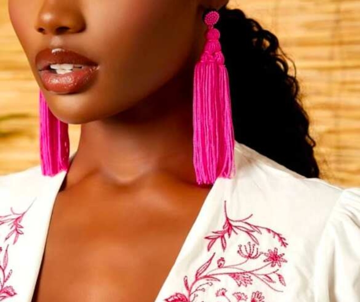 Hot Pink Earrings That Are A Fashion Statement