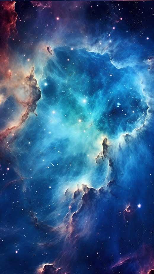 blue galaxy wallpaper  Iphone wallpaper images, Best iphone