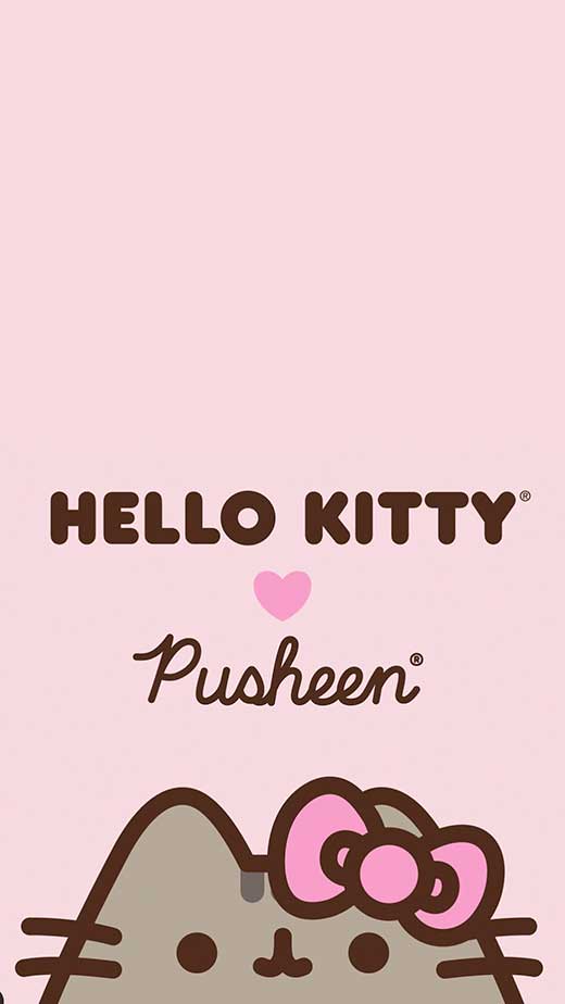 hello kitty pusheen wallpaper