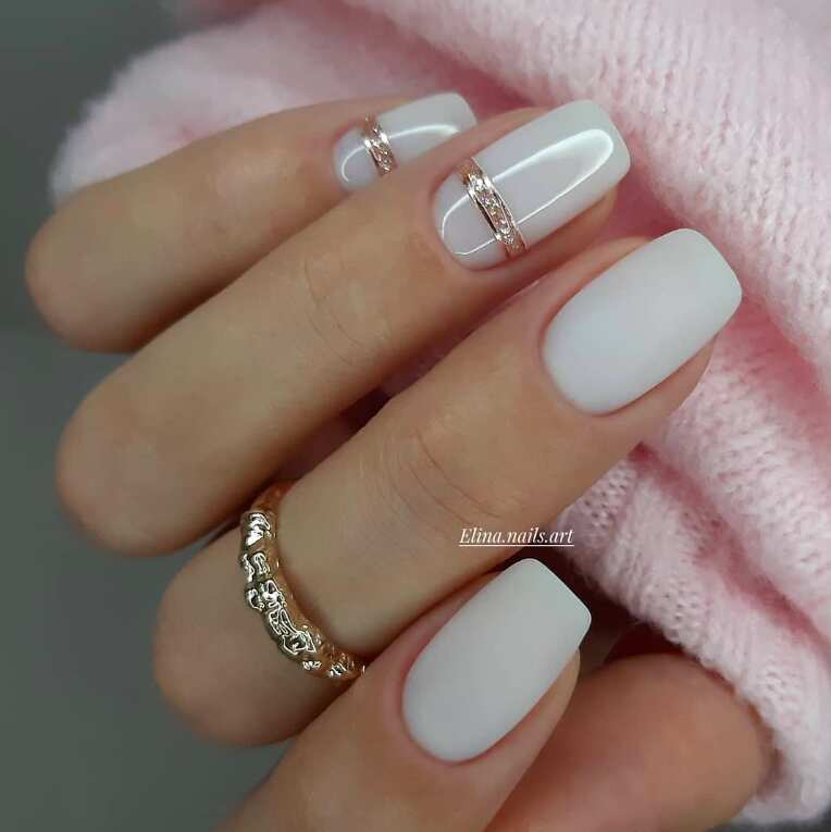 White Nail Polish Gel Nail Art DIY Manicure Nail UV Gel French Line Nail  Decor | eBay