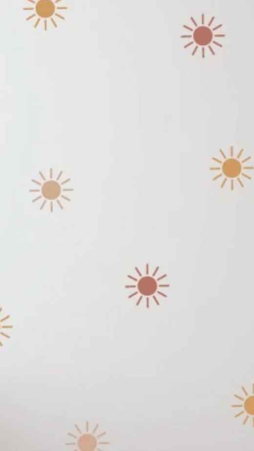 minimal boho aesthetic sun wallpaper for iphone