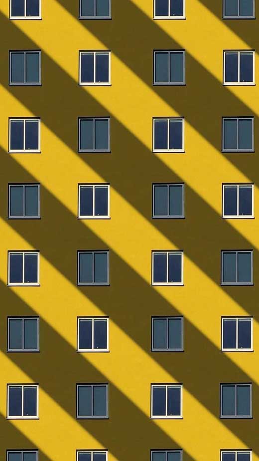 minimal geometric retro aesthetic yellow wallpaper iphone