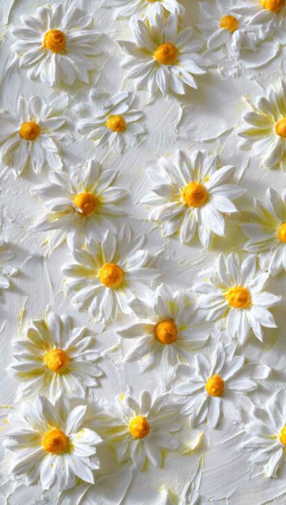 daisy phone background minimalist