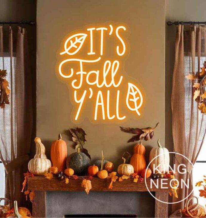 orange fall aesthetic decor