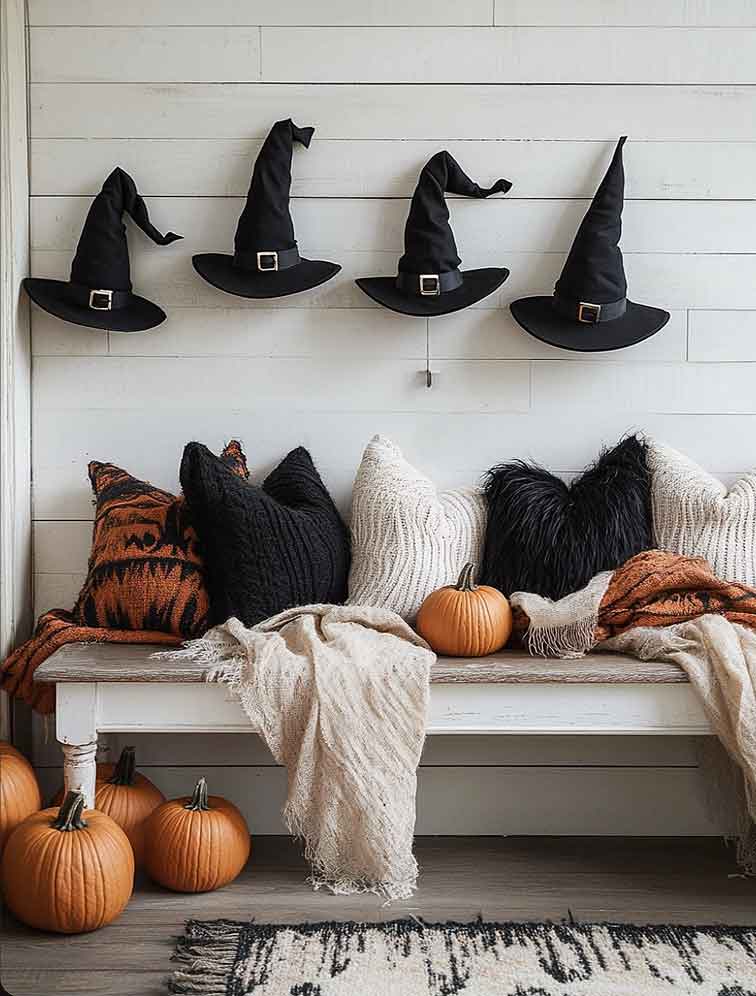 witchy aesthetic front porch decor cozy minimal and simple