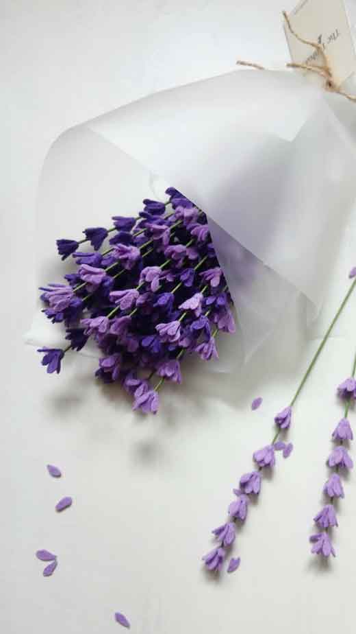 lavender bouquet wallpaper for iphone