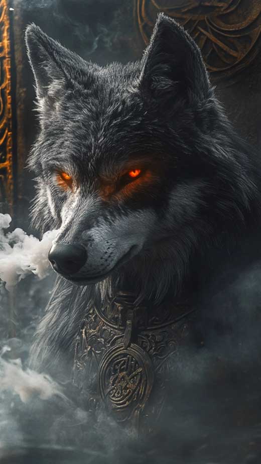 viking wolf wallpaper