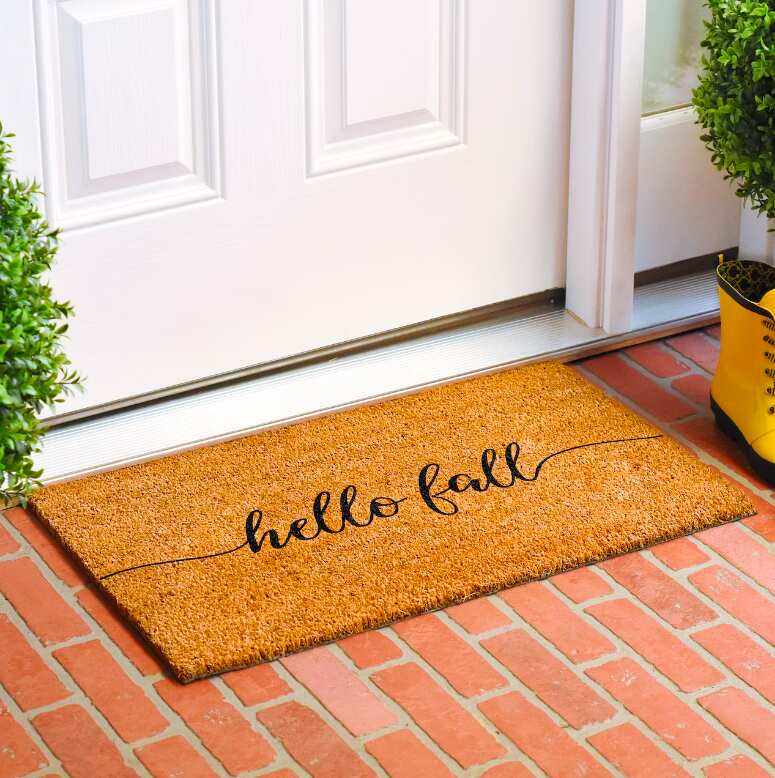 Hello Fall Minimalist Doormat
