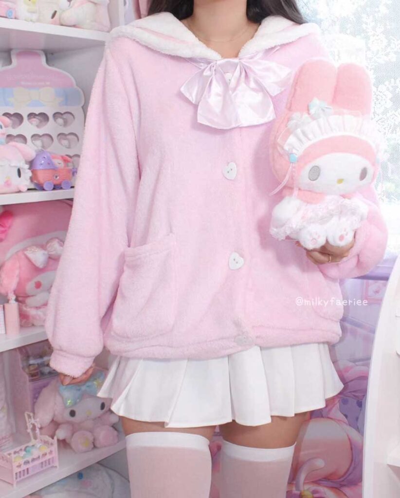 hello kitty my melody aesthetic outfit