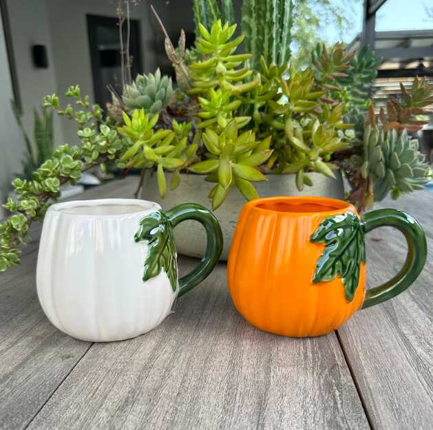Cute Ceramic Pumpkin Mugs