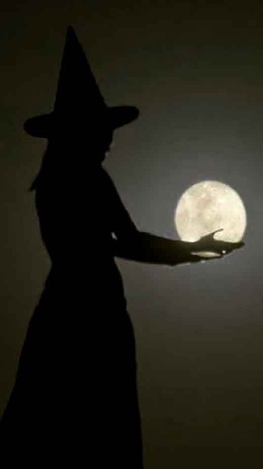 dark full moon witchy wallpaper iphone