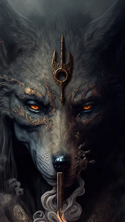 viking wolf wallpaper