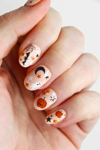 Cute Halloween nails