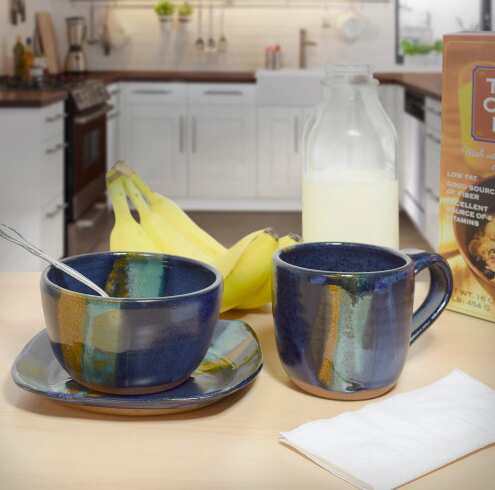 Rustic Earthy Breakfast Set Made in the USA