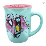Nightmare Before Christmas Jack And Sally 16oz Wide Rim Ceramic Mug